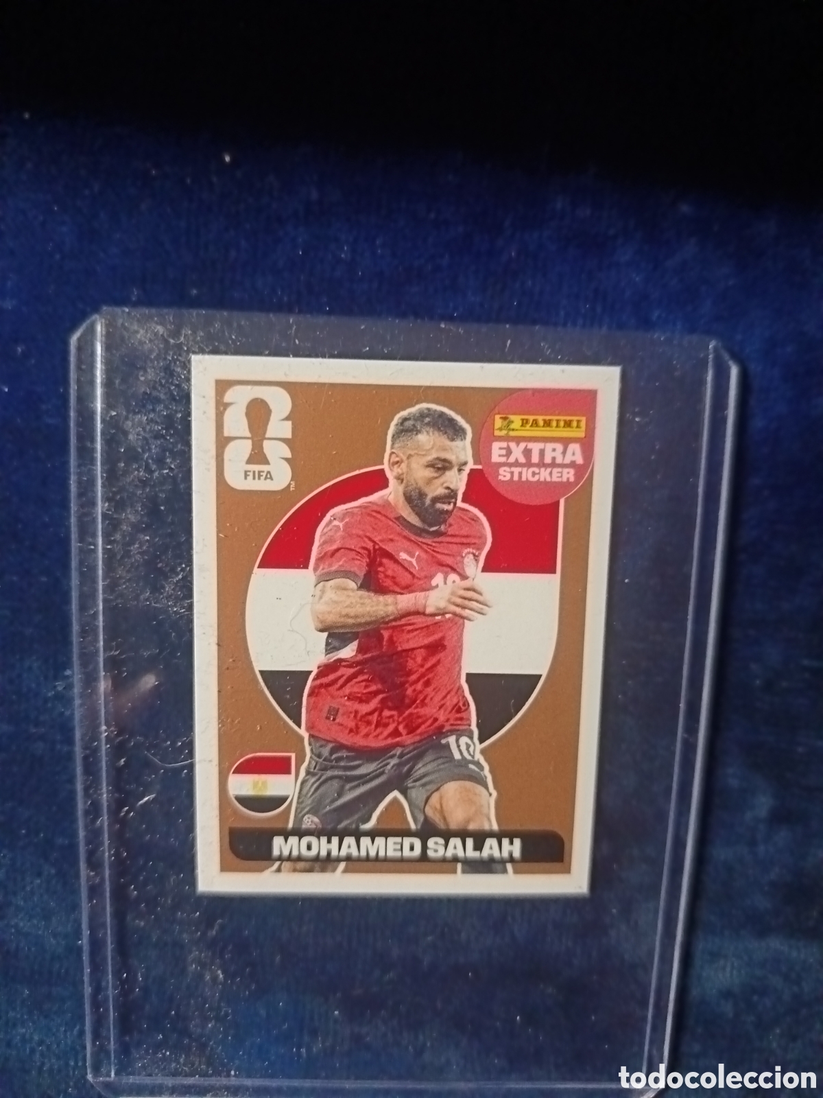 Cromos de f&uacute;tbol: EXTRA sticker Salah Bronce MUNDIAL FIFA WORLD CUP 2026 STICKER PANINI