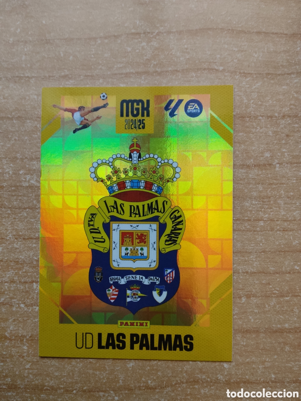 Cromos de f&uacute;tbol: 181 ESCUDO UD LAS PALMAS MEGACRACKS 2024 2025