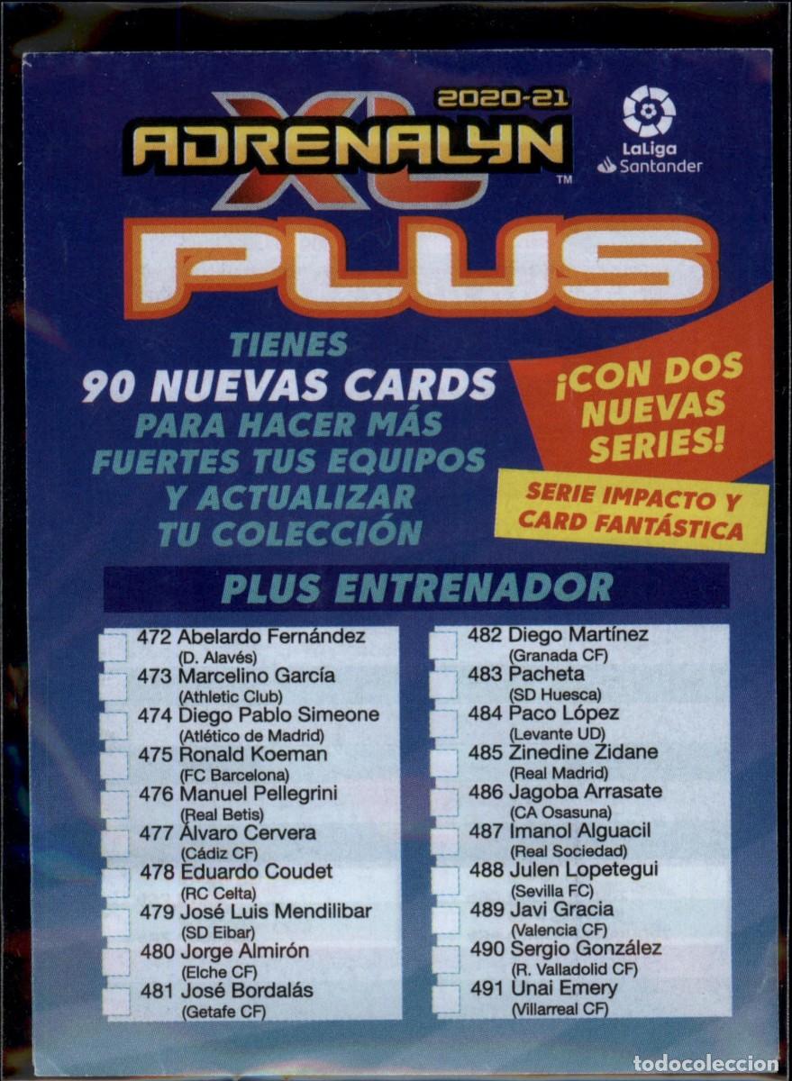 Cromos de f&uacute;tbol: &Iacute;ndice Nuevas Cartas Fichas Plus La Liga Santander Adrenalyn XL 2022 2023 Panini 22 23