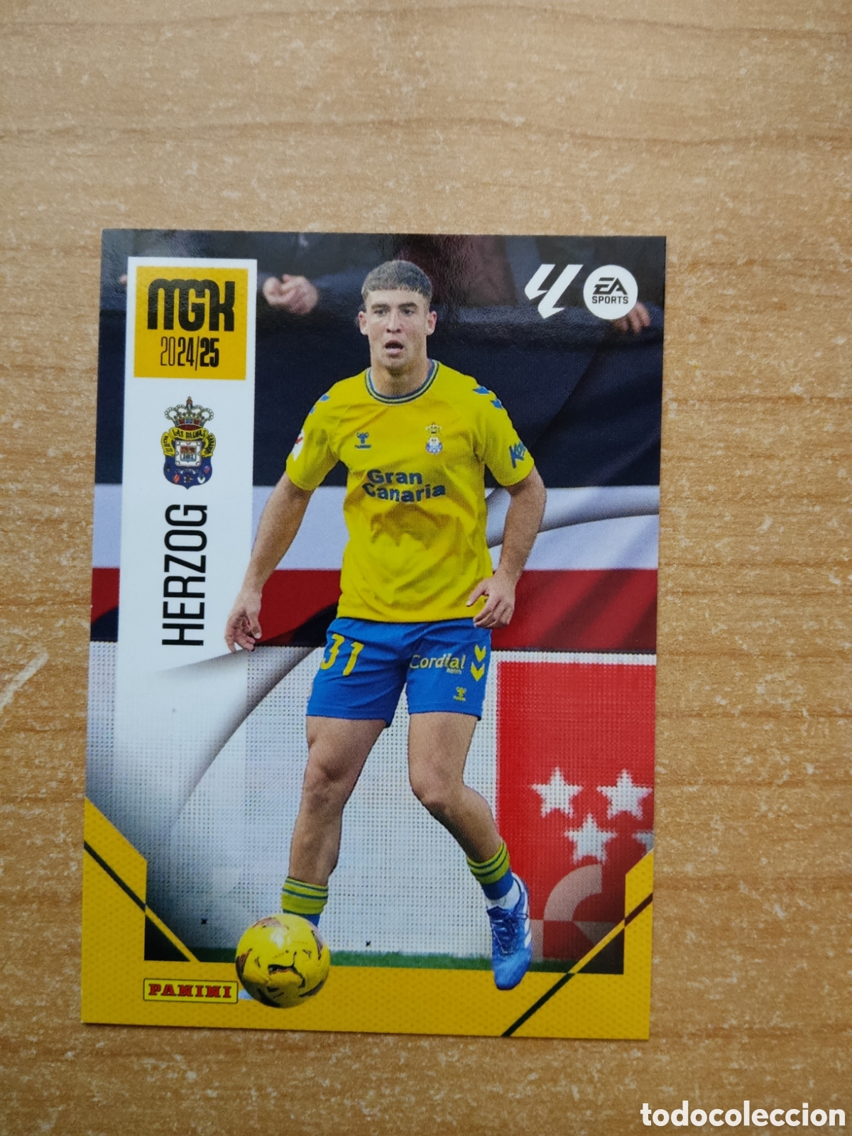 Cromos de f&uacute;tbol: 188 HERZOG UD LAS PALMAS MEGACRACKS 2024 2025