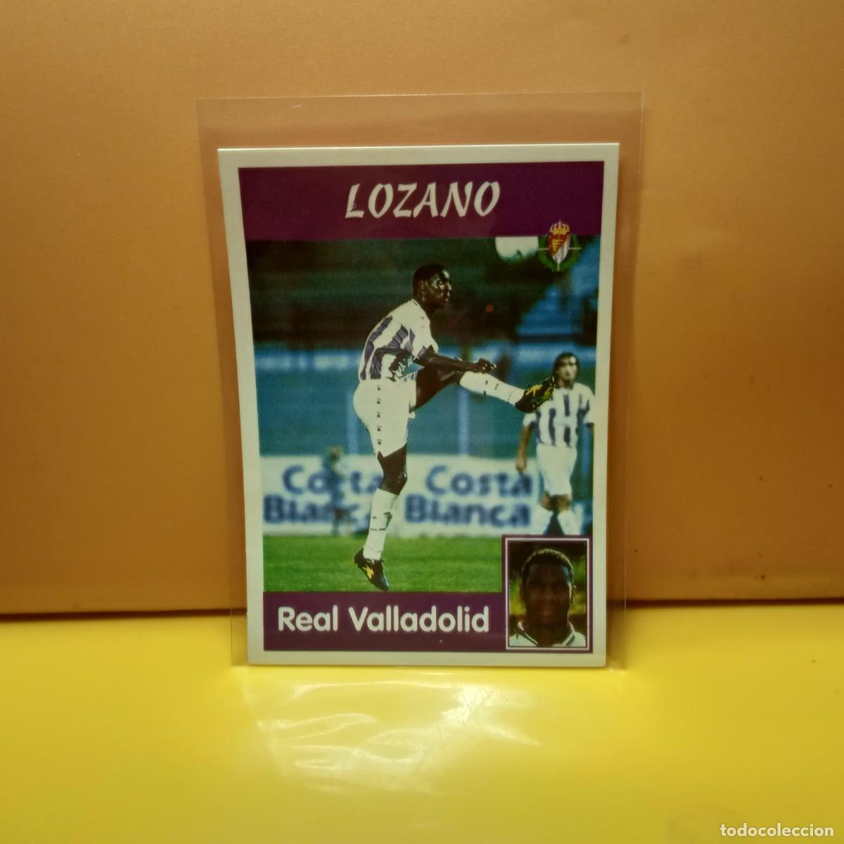 Cromos de f&uacute;tbol: PANINI SPORTS; MEGACRACKS 1997 1998 97 98 REAL VALLADOLID LOZANO 105A 105 A