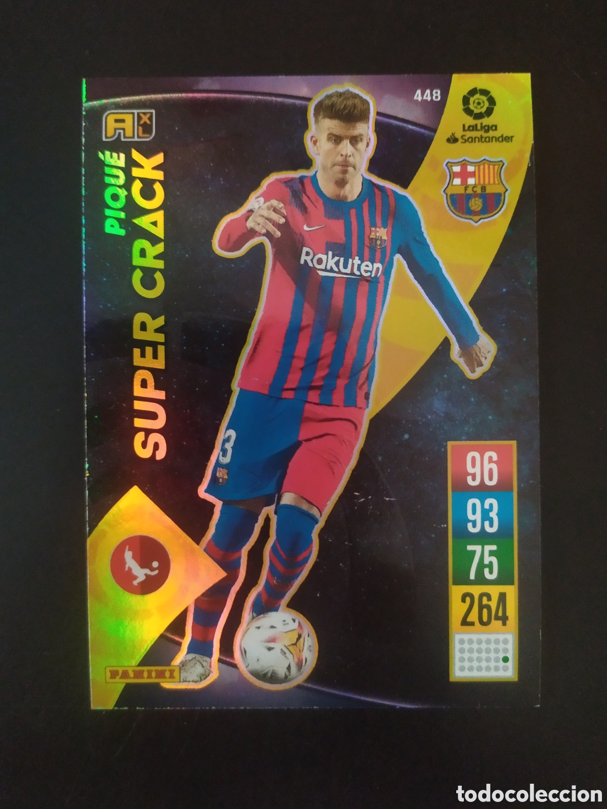 Cromos de f&uacute;tbol: Adrenalyn 2021 2022 21 22 panini Piqu&eacute; super crack n&deg; 448 Barcelona
