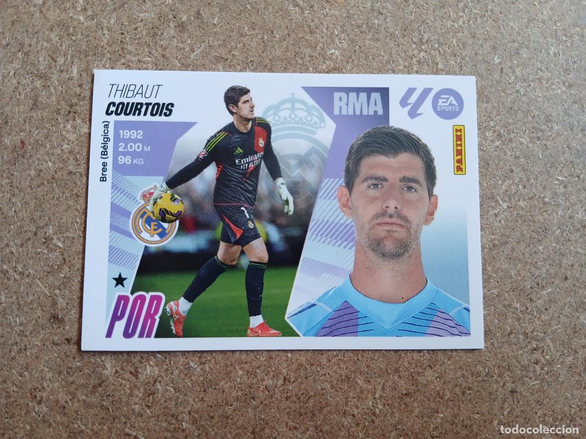 Cromos de f&uacute;tbol: THIBAUT COURTOIS - REAL MADRID CF N&ordm; 3 LIGA ESTE 2025 2026 - 25 26