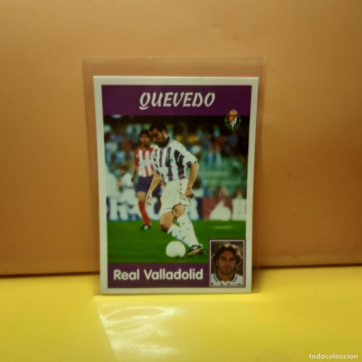 Figurine di Calcio: PANINI SPORTS; MEGACRACKS 1997 1998 97 98 REAL VALLADOLID QUEVEDO 107