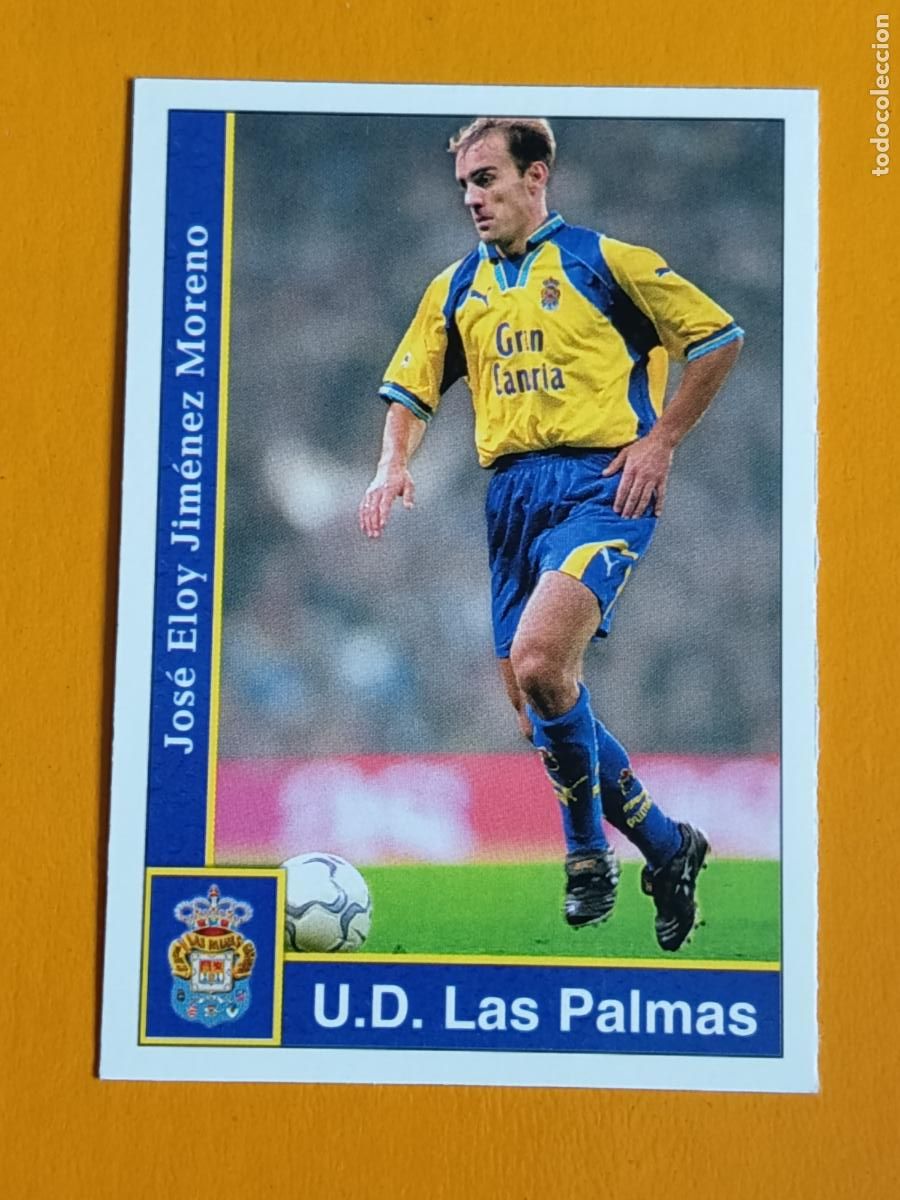 Cartes &agrave; collectionner de Football: 228 ELOY. U.D. LAS PALMAS. LAS FICHAS DE LA LIGA 2002. MUNDICROMO