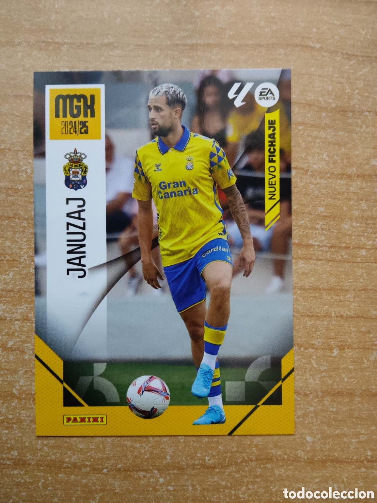 Fu&szlig;ball-Sticker: 443 JANUZAJ NUEVO FICHAJE UD LAS PALMAS MEGACRACKS 2024 2025