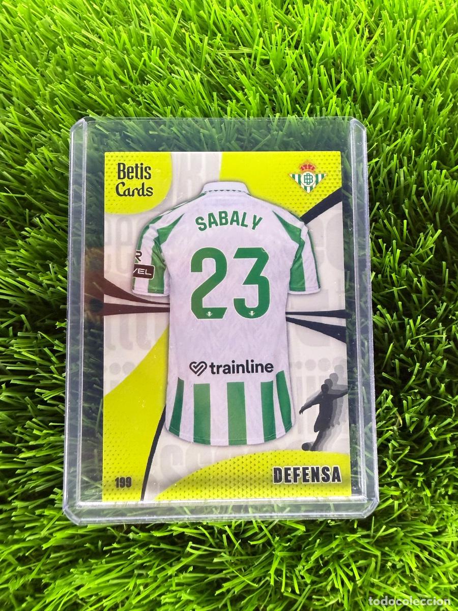 Cromos de f&uacute;tbol: N&ordm; 199 Sabaly Camiseta Real Betis Holycards Betis Cards 2025