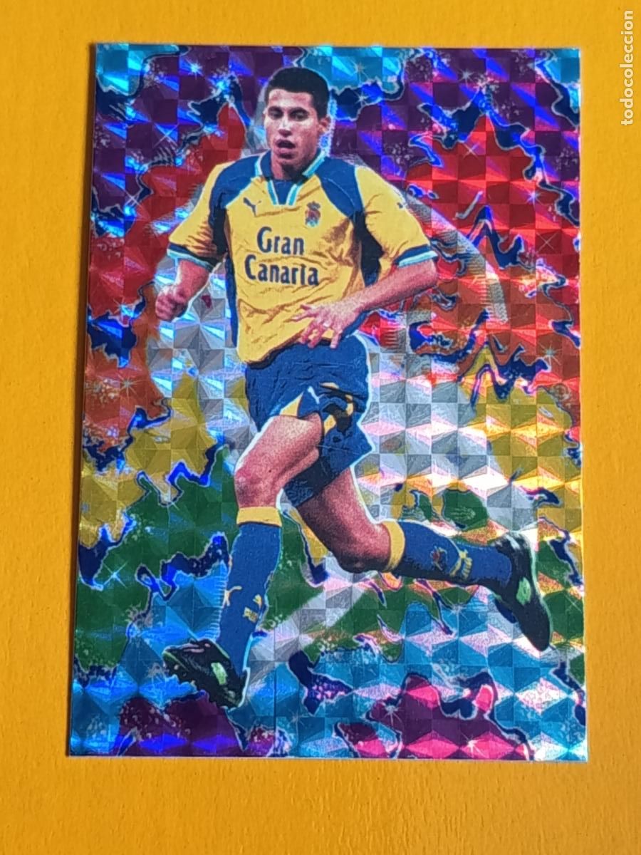 Cromos de f&uacute;tbol: M11 JORGE. EL MEJOR 2001. U.D. LAS PALMAS. LAS FICHAS DE LA LIGA 2002. MUNDICROMO