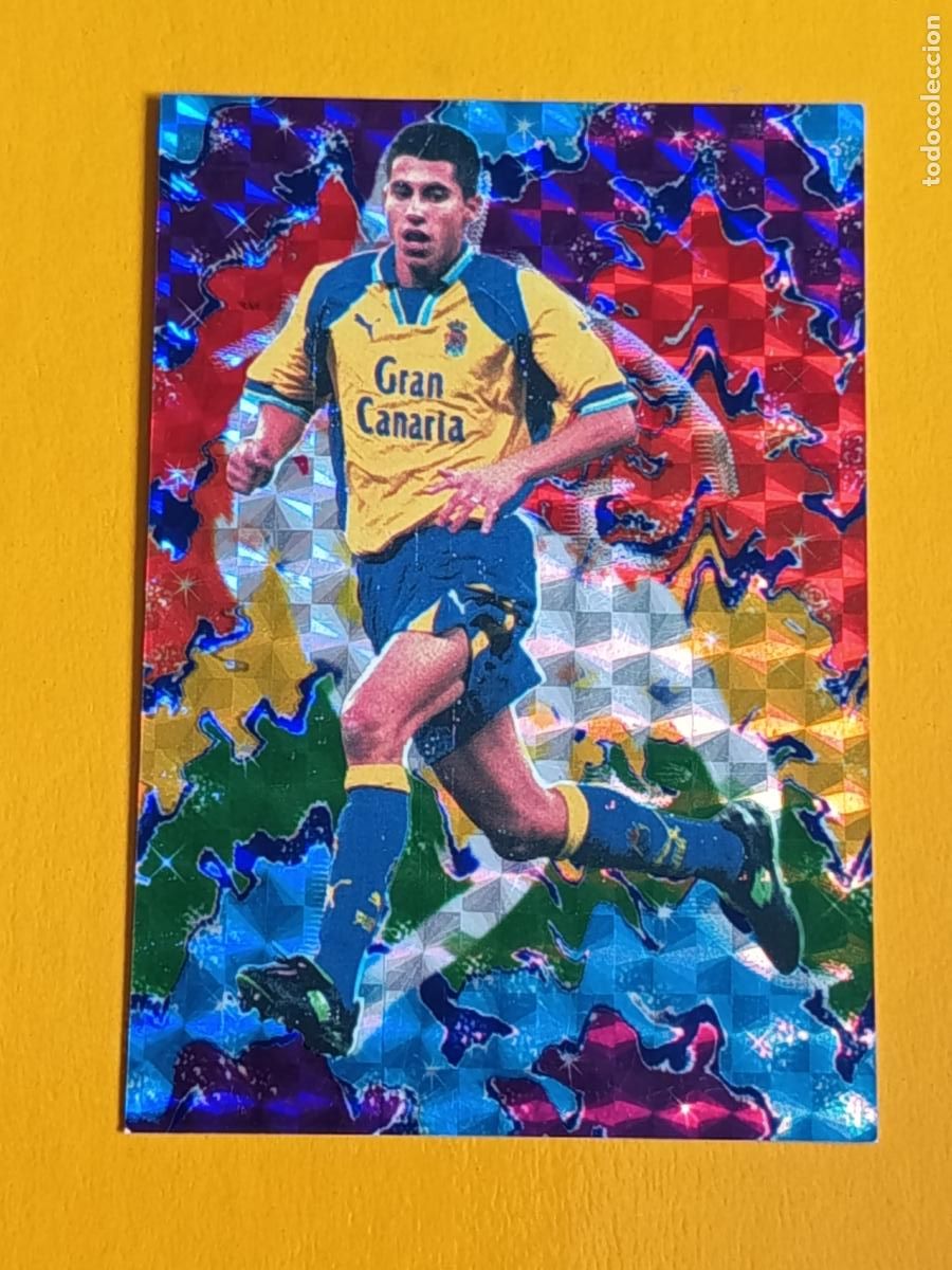 Cromos de f&uacute;tbol: M11 JORGE. EL MEJOR 2001. U.D. LAS PALMAS. LAS FICHAS DE LA LIGA 2002. MUNDICROMO