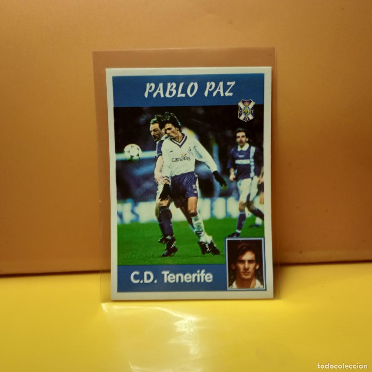 Cromos de f&uacute;tbol: PANINI SPORTS; MEGACRACKS 1997 1998 97 98 C.D TENERIFE PABLO PAZ 147