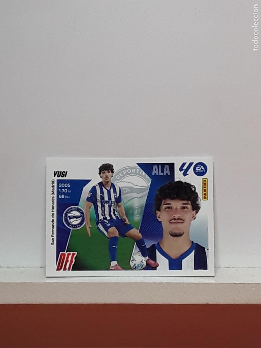 Cromos de f&uacute;tbol: LALIGA ESTE 2025 2026 EA SPORTS 25 26 ALBUM PANINI LIGA N 6BIS 6 BIS ALAVES YUSI