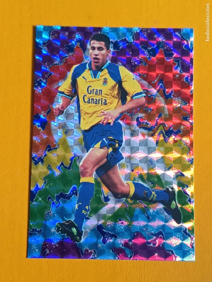 Cromos de f&uacute;tbol: M11 JORGE. EL MEJOR 2001. U.D. LAS PALMAS. LAS FICHAS DE LA LIGA 2002. MUNDICROMO
