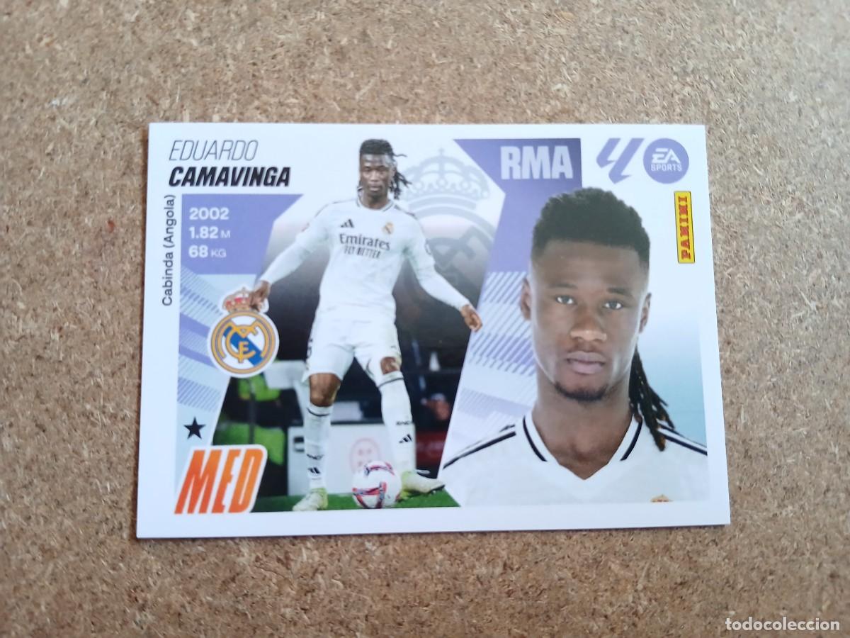 Cromos de f&uacute;tbol: EDUARDO CAMAVINGA - REAL MADRID CF N&ordm; 12 LIGA ESTE 2025 2026 - 25 26
