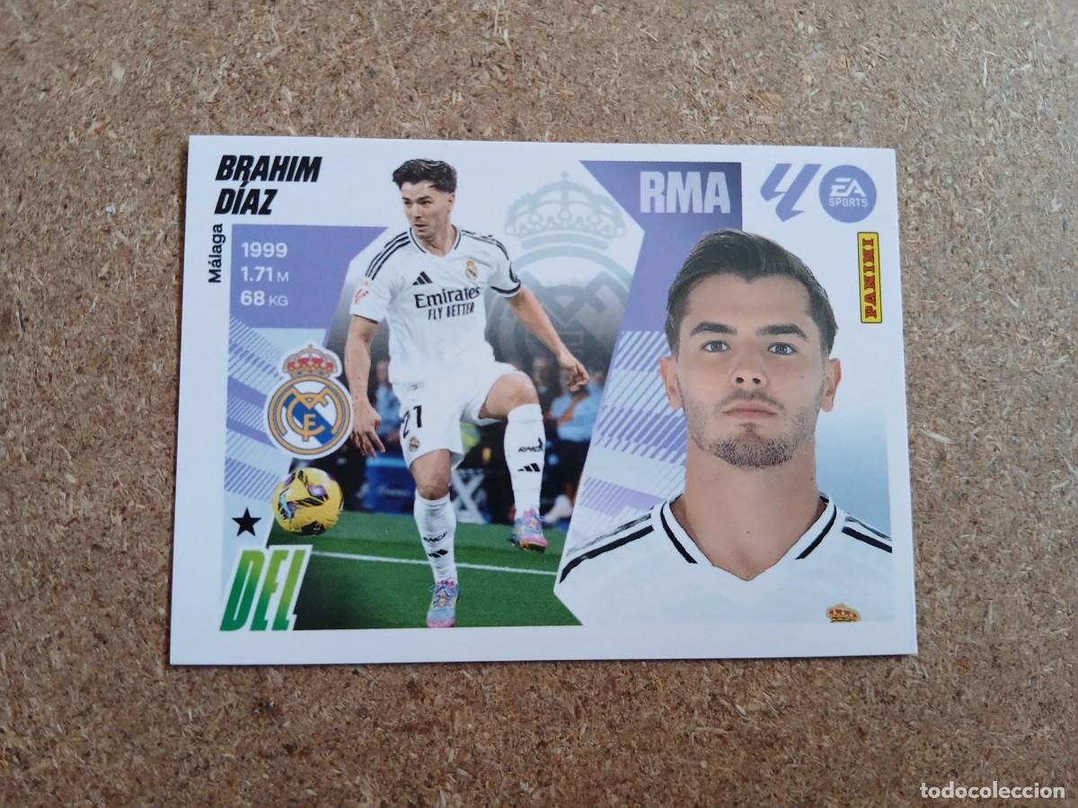 Fu&szlig;ball-Sticker: BRAHIM DIAZ - REAL MADRID CF N&ordm; 17 A LIGA ESTE 2025 2026 - 25 26