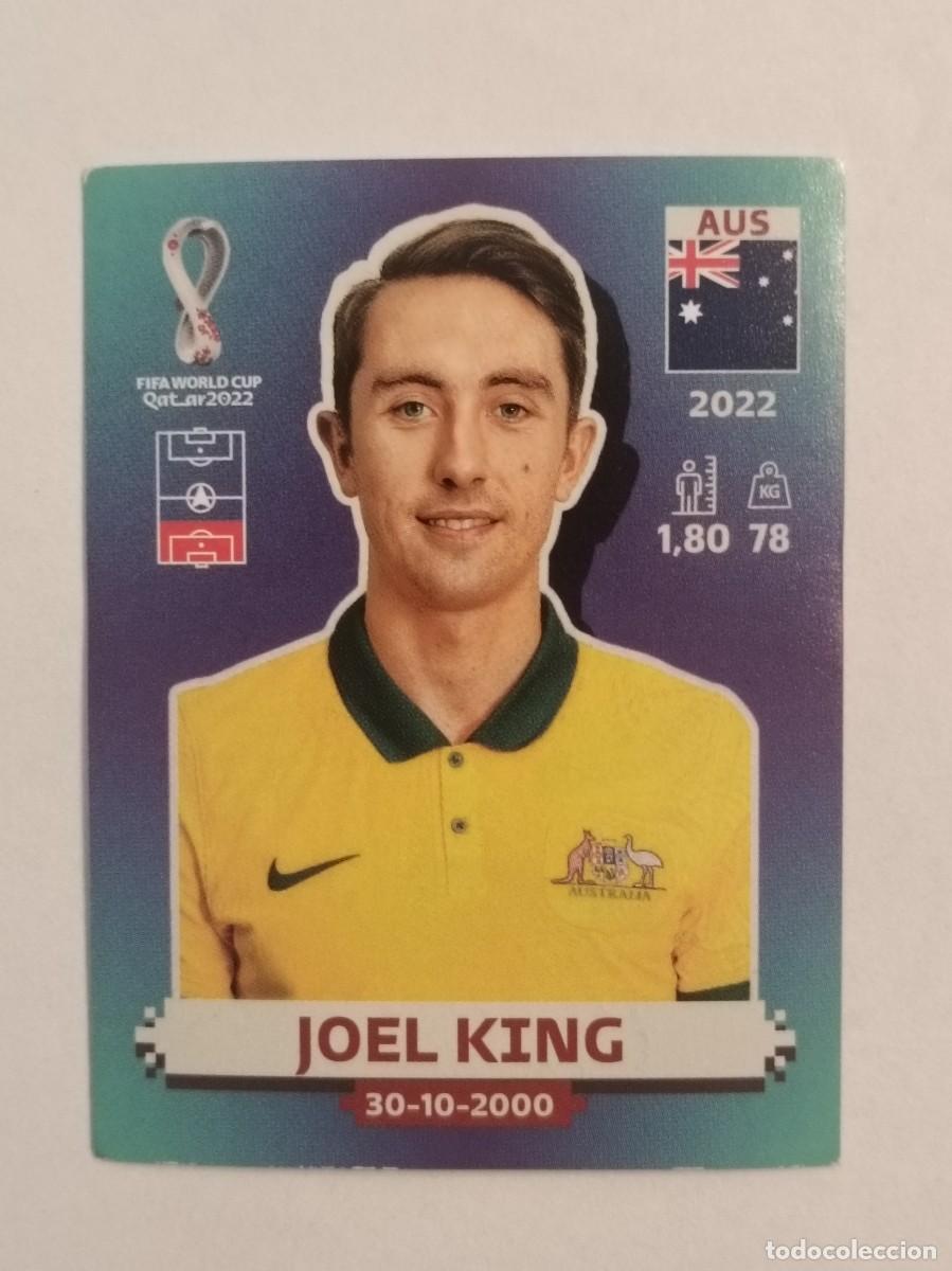 Cartes &agrave; collectionner de Football: #AUS 8 JOEL KING (AUSTRALIA) MUNDIAL QATAR 2022 PANINI