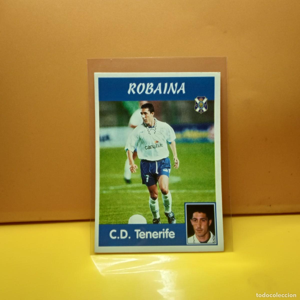 Cromos de Futebol: PANINI SPORTS; MEGACRACKS 1997 1998 97 98 C.D TENERIFE ROBAINA 156A 156 A