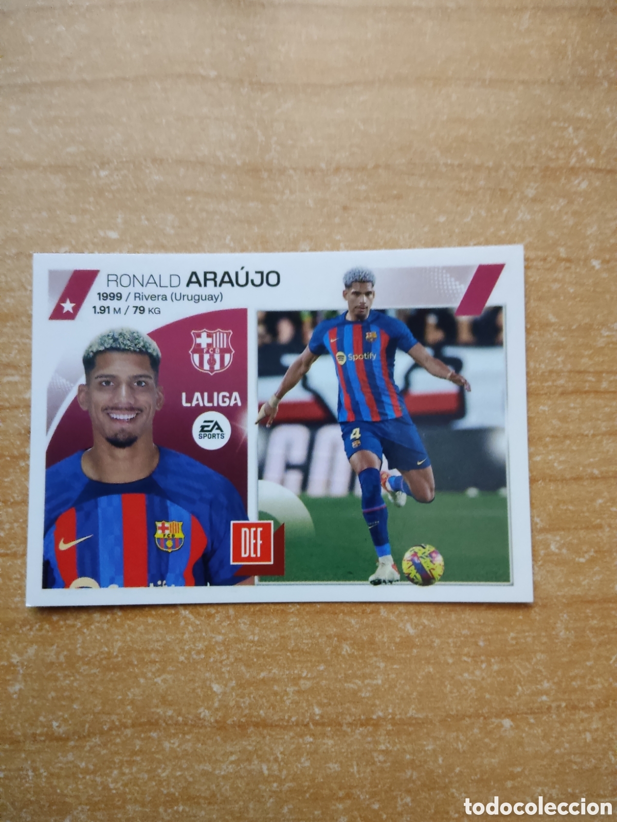 Cromos de Futebol: 8 RONALD ARAUJO BARCELONA LIGA ESTE 2023 2024