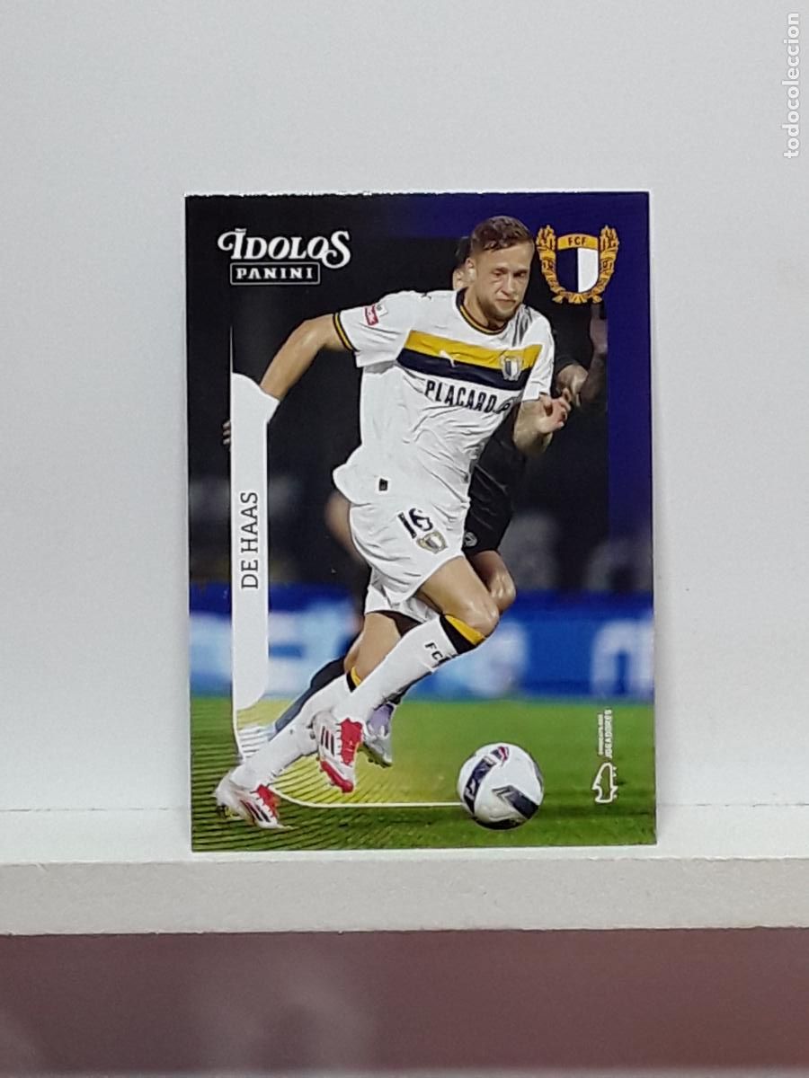 Cromos de f&uacute;tbol: PORTUGUES 2025 2026 IDOLOS 25 26 CROMO PANINI FUTEBOL N 84 FAMALICAO JUSTIN DE HAAS