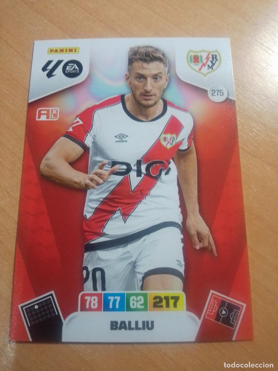 Cromos de f&uacute;tbol: 275 BALLIU DEL RAYO VALLECANO 25 26 ADRENALYN XL 2025 2026 NUEVO DE SOBRE