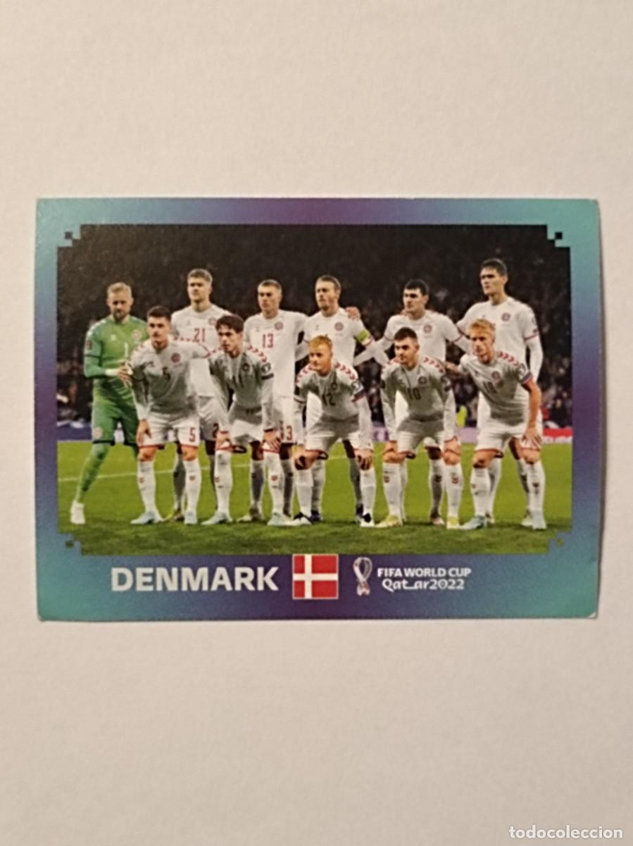 Cromos de f&uacute;tbol: #DEN 1 EQUIPO (DINAMARCA) MUNDIAL QATAR 2022 PANINI