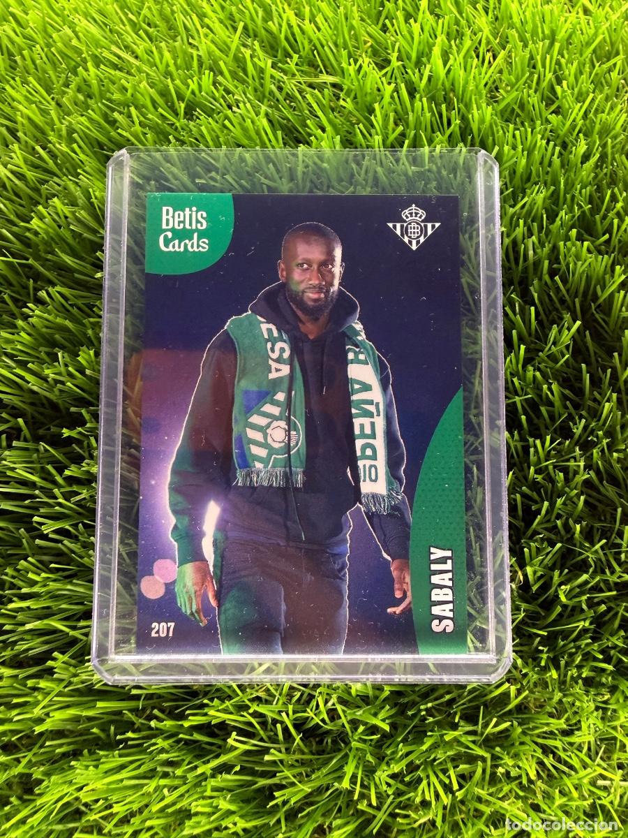 Cromos de f&uacute;tbol: N&ordm; 207 Sabaly Momentos Real Betis Holycards Betis Cards 2025