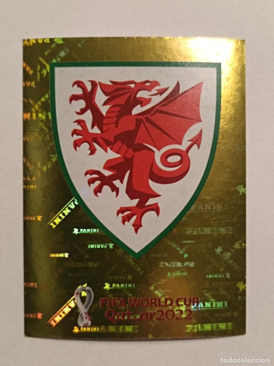 Cromos de f&uacute;tbol: #WAL 2 ESCUDO (GALES) MUNDIAL QATAR 2022 PANINI