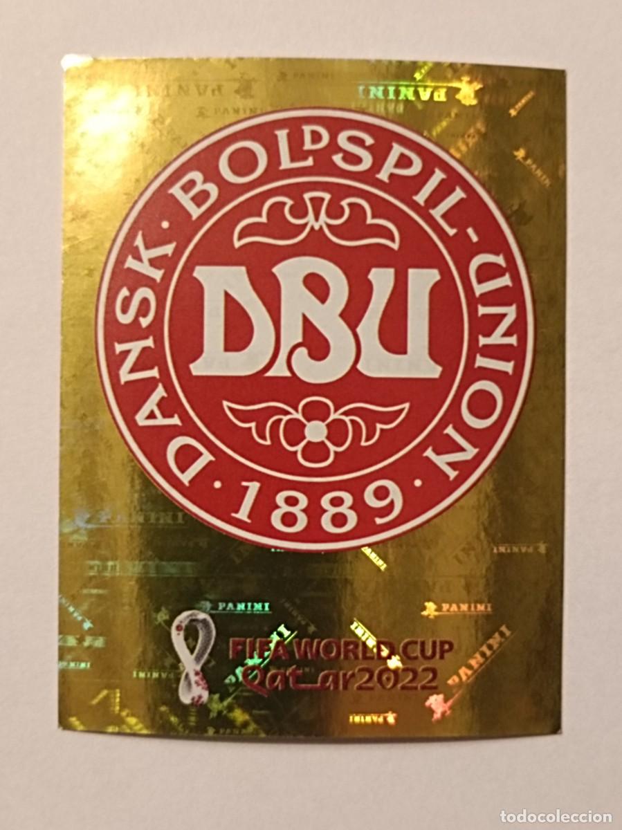 Cromos de f&uacute;tbol: #DEN 2 ESCUDO (DINAMARCA) MUNDIAL QATAR 2022 PANINI