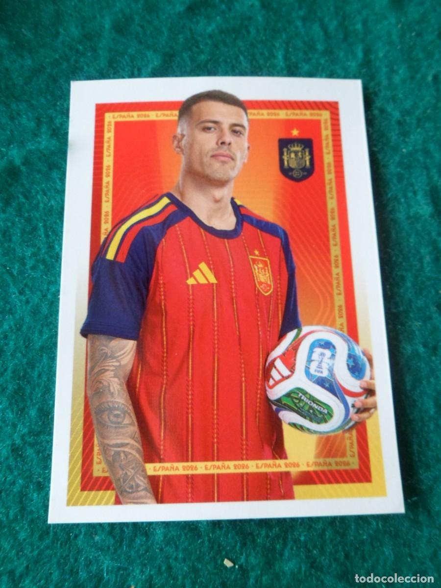 Cromos de f&uacute;tbol: CROMO ESPA&Ntilde;A 2026. CARREFOUR-PANINI. PEDRO PORRO. 13