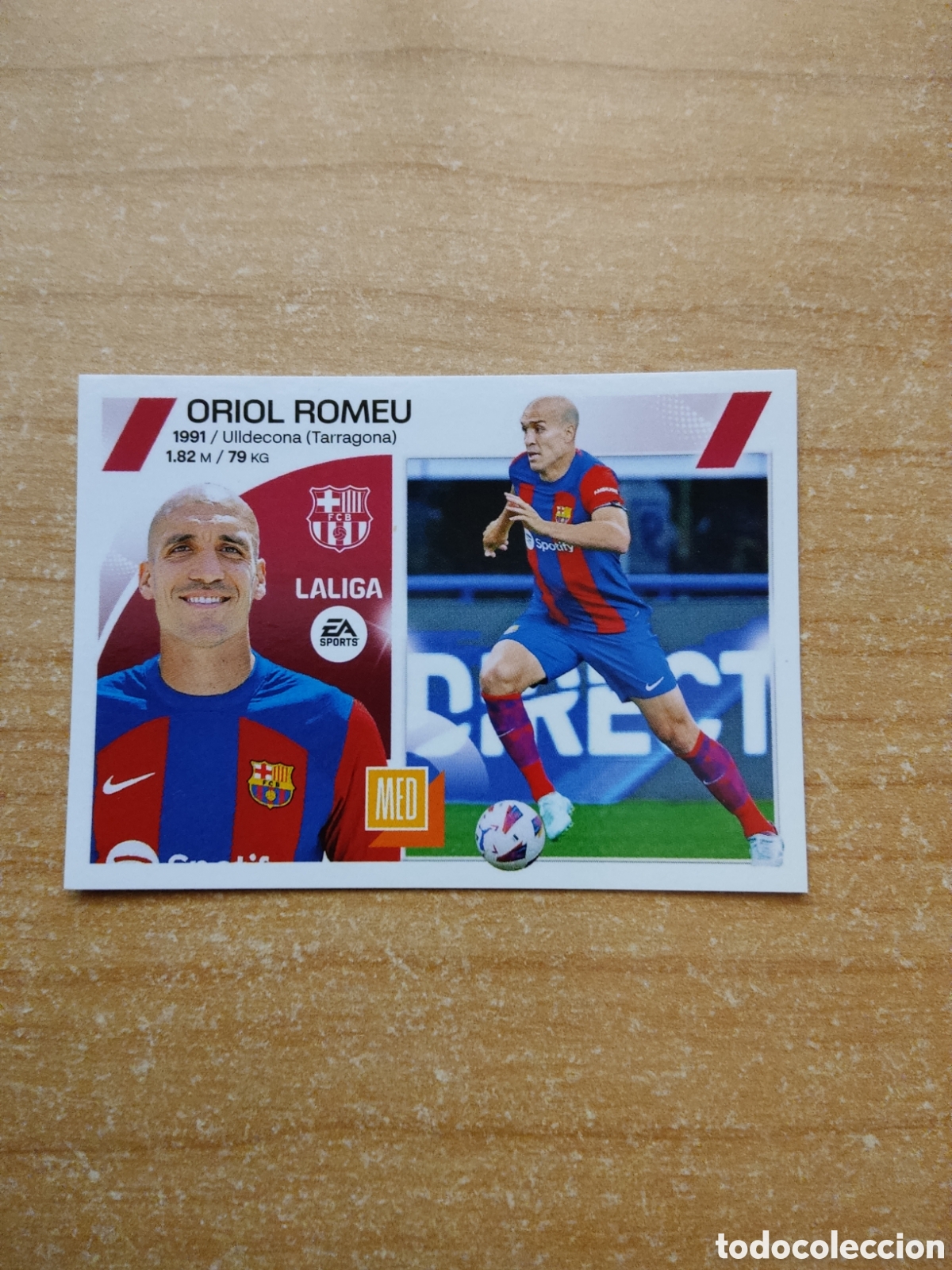 Cromos de f&uacute;tbol: 12 BIS ORIOL ROMEU BARCELONA LIGA ESTE 2023 2024