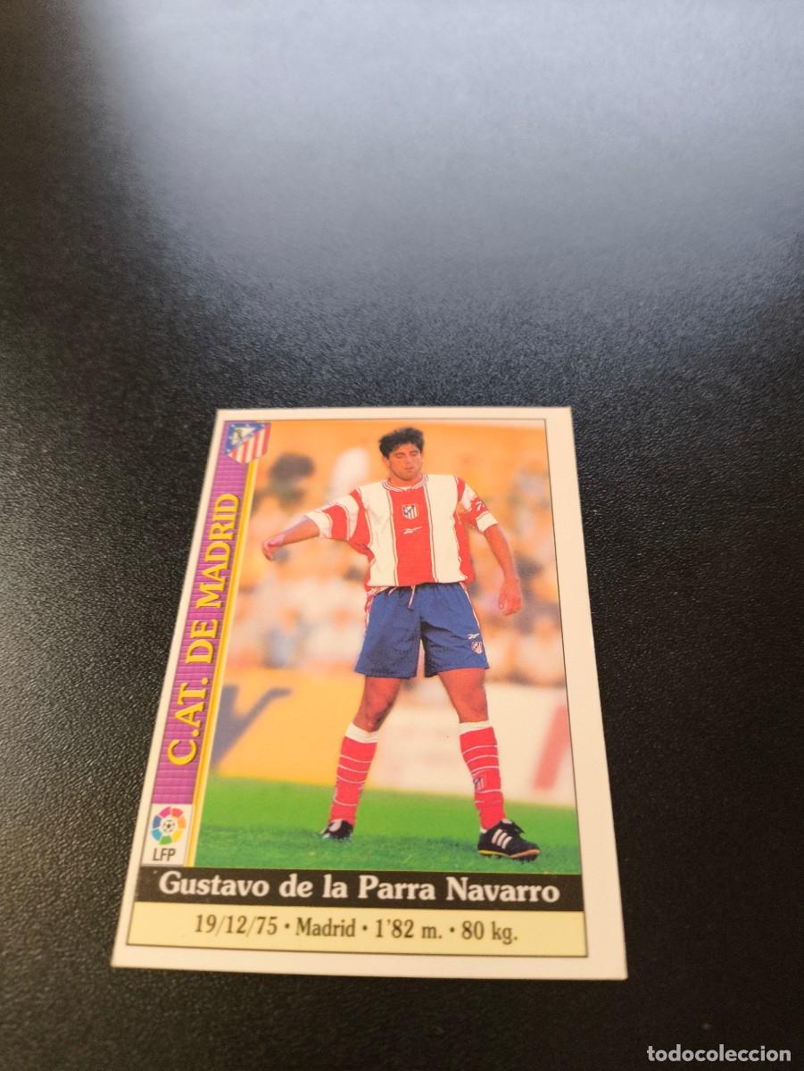 Cromos de f&uacute;tbol: 488 Gustavo ATLETICO DE MADRID ULTIMA HORA UH MUNDICROMO FICHAS LIGA 1999 2000 99 00 NO PANINI ESTE