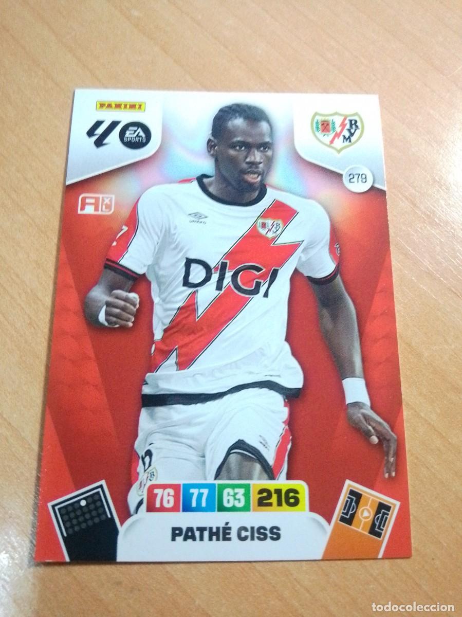 Cromos de f&uacute;tbol: 279 PATHE CISS DEL RAYO VALLECANO 25 26 ADRENALYN XL 2025 2026