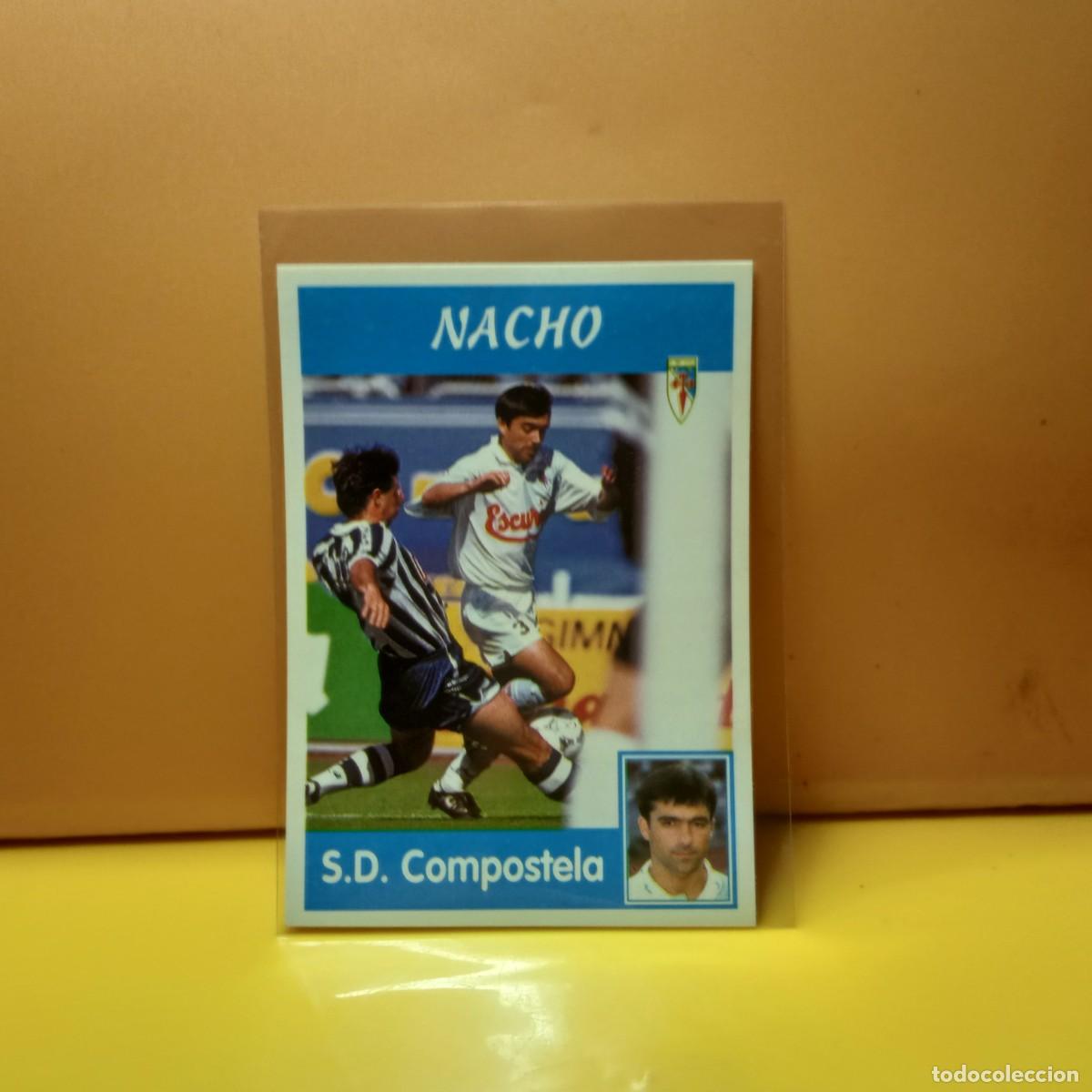 Figurine di Calcio: PANINI SPORTS; MEGACRACKS 1997 1998 97 98 S.D COMPOSTELA NACHO 166