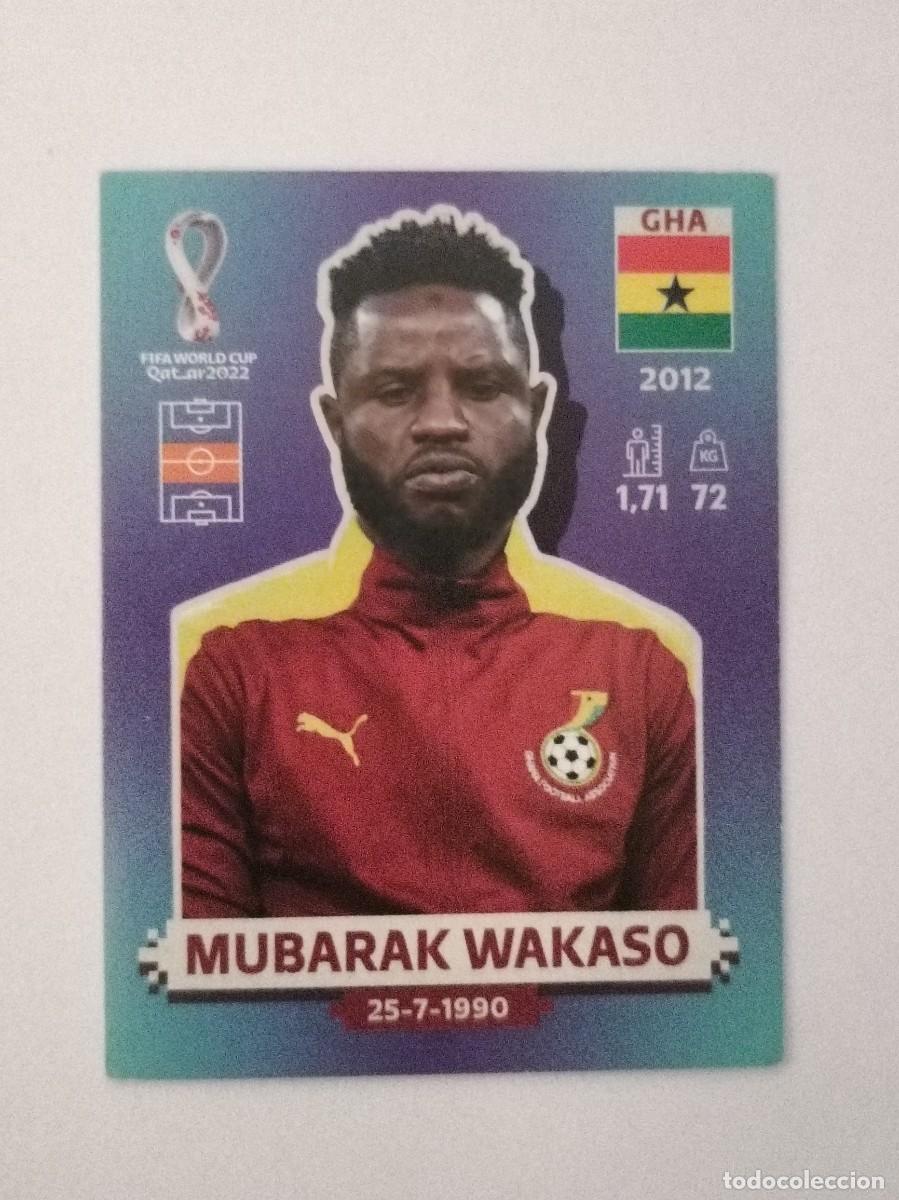 Cromos de f&uacute;tbol: #GHA 15 MUBARAK WAKASO (GHANA) MUNDIAL QATAR 2022 PANINI