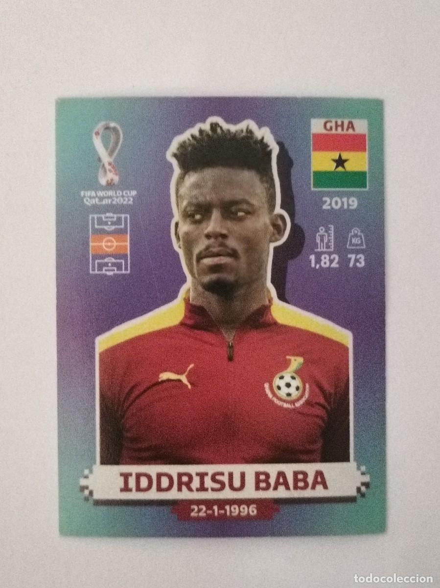 Cromos de f&uacute;tbol: #GHA 11 IDDRISU BABA (GHANA) MUNDIAL QATAR 2022 PANINI