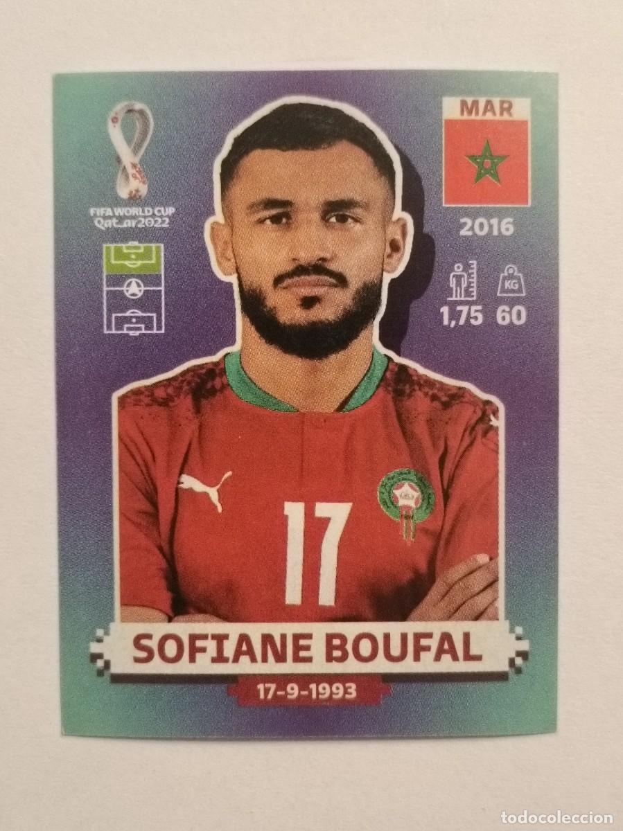 Cromos de f&uacute;tbol: #MAR 15 SOFIANE BOUFAL (MARRUECOS) MUNDIAL QATAR 2022 PANINI