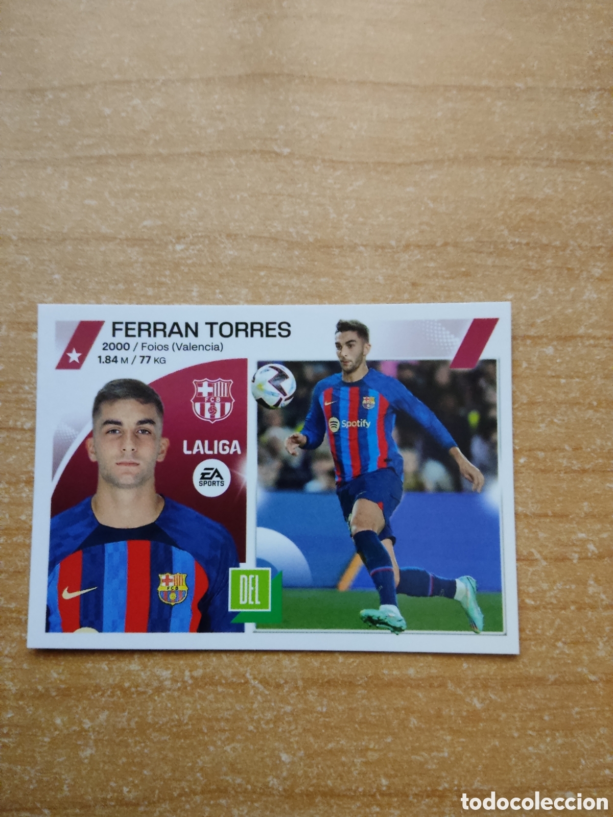 Cromos de f&uacute;tbol: 17 FERRAN TORRES BARCELONA LIGA ESTE 2023 2024