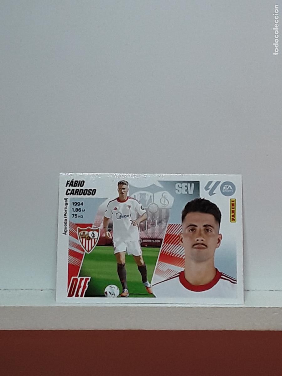 Cromos de f&uacute;tbol: LALIGA ESTE 2025 2026 EA SPORTS 25 26 ALBUM PANINI LIGA N 60 SEVILLA FICHAJE FABIO CARDOSO