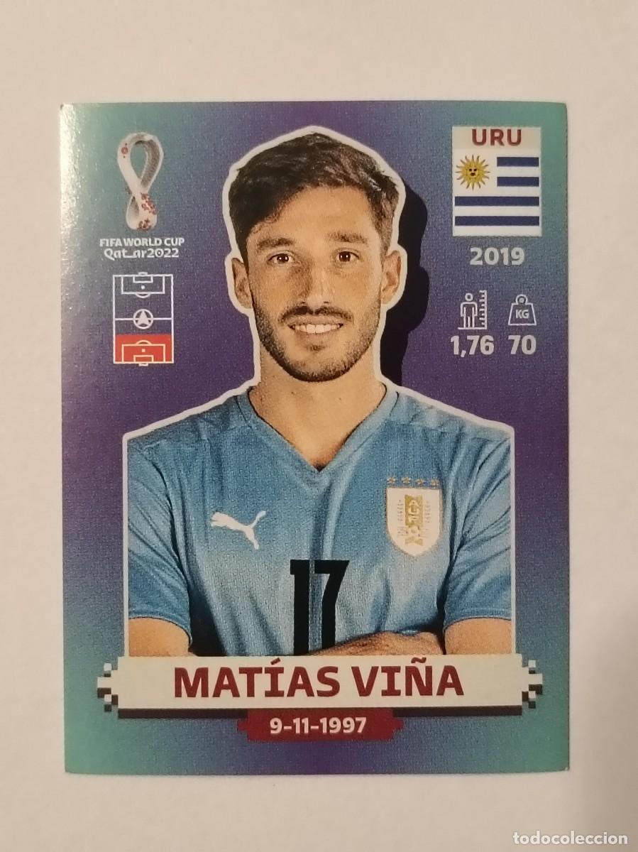 Cromos de f&uacute;tbol: #URU 10 MATIAS VI&Ntilde;A (URUGUAY) MUNDIAL QATAR 2022 PANINI
