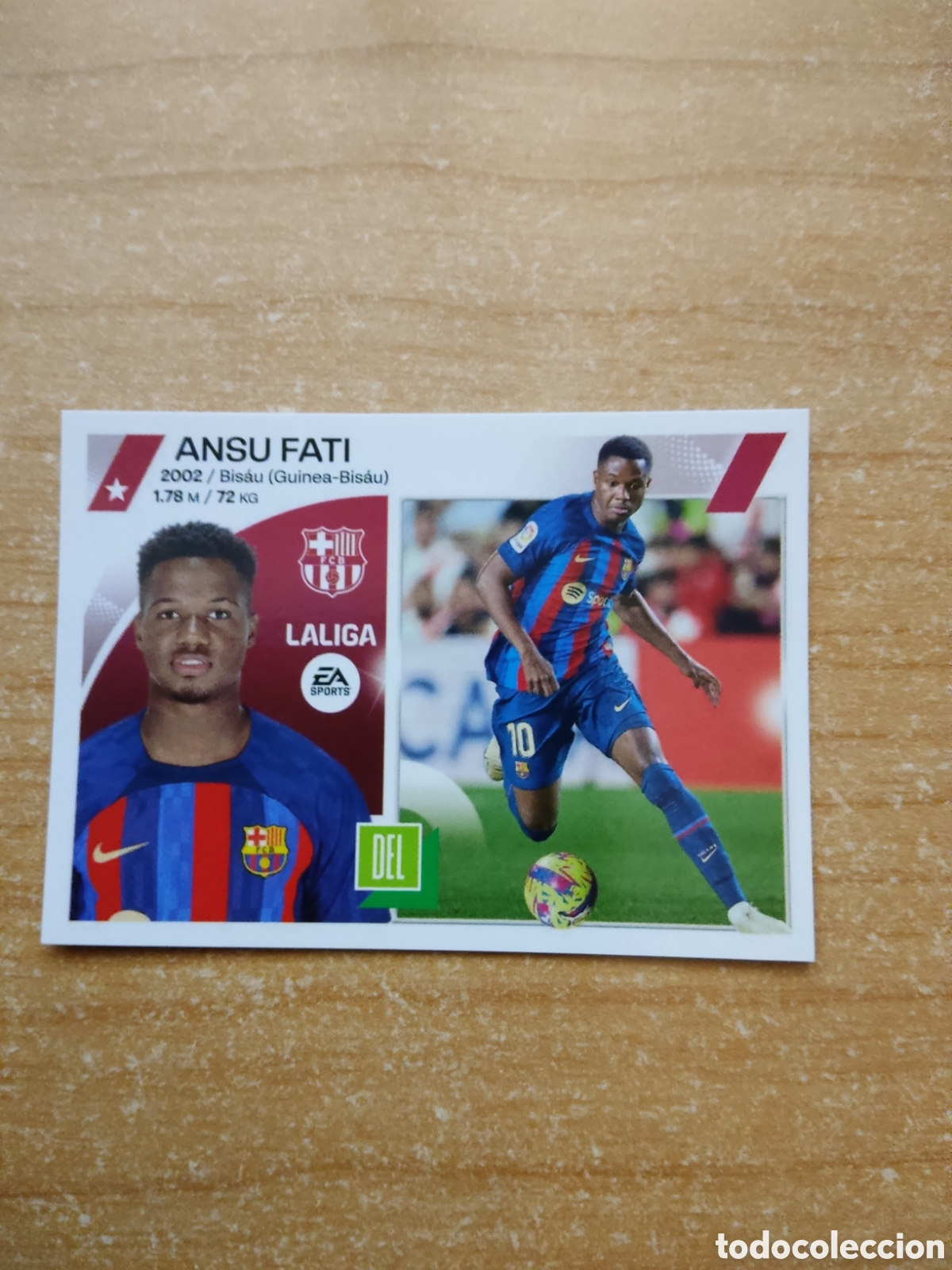 Cromos de f&uacute;tbol: 18 ANSU FATI BARCELONA LIGA ESTE 2023 2024