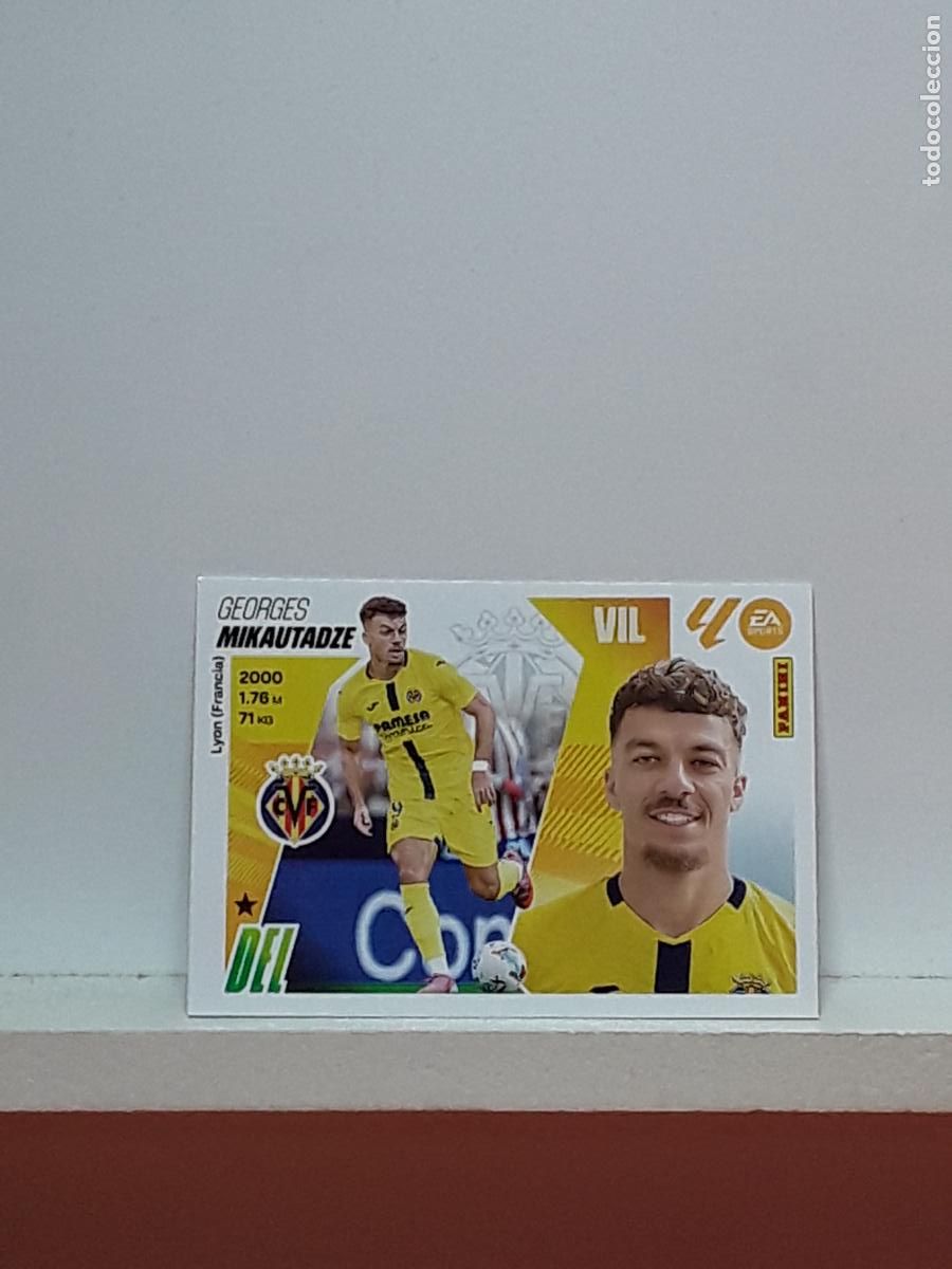 Cromos de f&uacute;tbol: LALIGA ESTE 2025 2026 EA SPORTS 25 26 ALBUM PANINI LIGA N 65 VILLARREAL FICHAJE GEORGES MIKAUTADZE