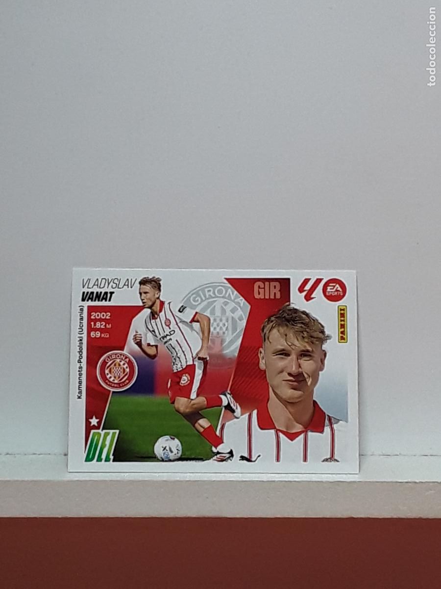 Cromos de f&uacute;tbol: LALIGA ESTE 2025 2026 EA SPORTS 25 26 ALBUM PANINI LIGA N 64 GIRONA FICHAJE VLADYSLAV VANAT