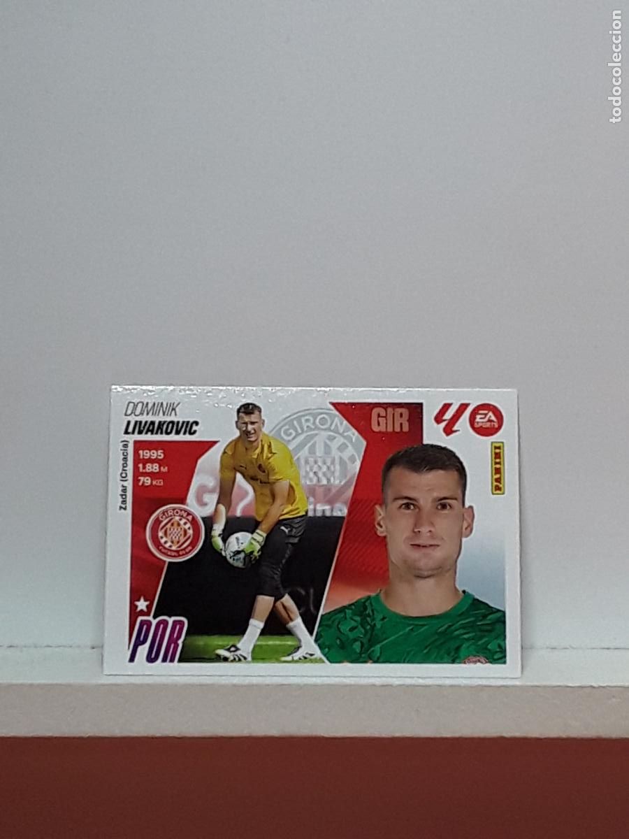 Cromos de f&uacute;tbol: LALIGA ESTE 2025 2026 EA SPORTS 25 26 ALBUM PANINI LIGA N 59 GIRONA FICHAJE DOMINIK LIVAKOVIC