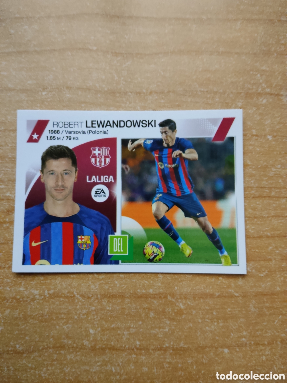 Cromos de f&uacute;tbol: 20 LEWANDOWSKI BARCELONA LIGA ESTE 2023 2024