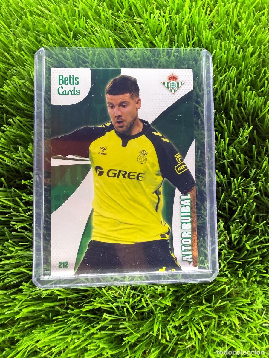 Cromos de f&uacute;tbol: N&ordm; 212 Aitor Ruibal 2&ordf; Equipaci&oacute;n Real Betis Holycards Betis Cards 2025