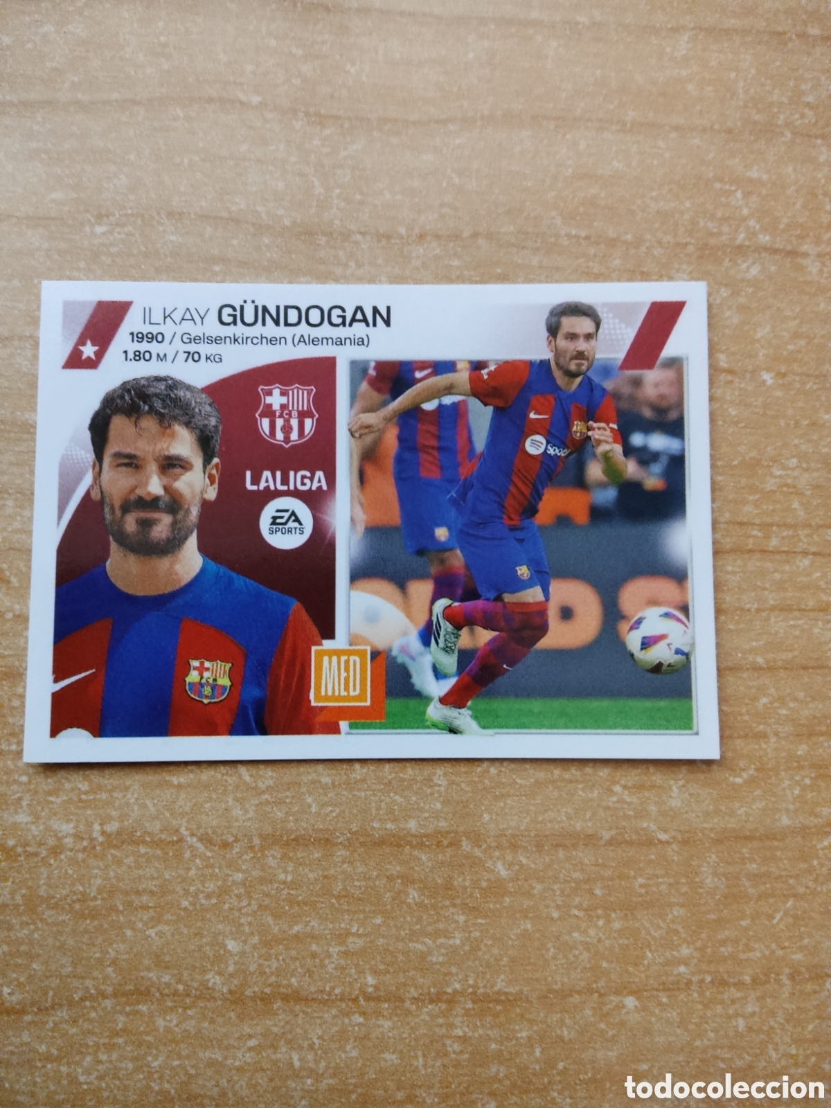 Football Stickers: 26 GUNDOGAN ULTIMO FICHAJE BARCELONA LIGA ESTE 2023 2024