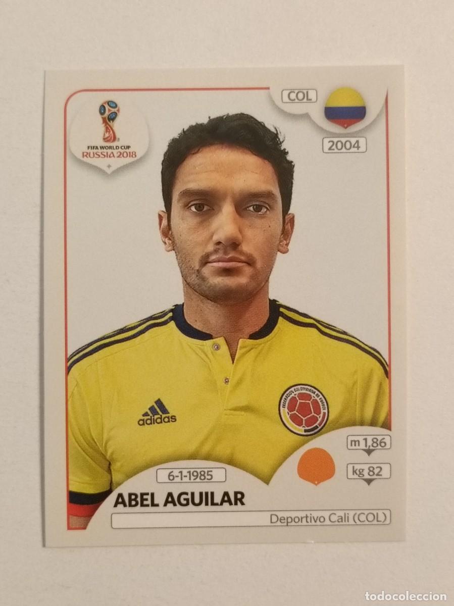 Fu&szlig;ball-Sticker: #630 AGUILAR (COLOMBIA) MUNDIAL RUSIA 2018 PANINI VERSION ROSA