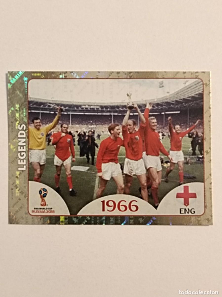 Fu&szlig;ball-Sticker: #665 LEGENDS (INGLATERRA-1966) MUNDIAL RUSIA 2018 PANINI VERSION ROSA