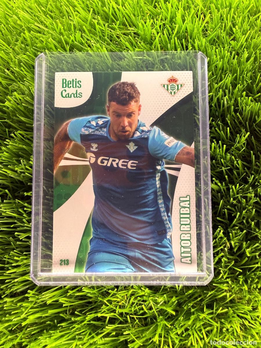 Cromos de f&uacute;tbol: N&ordm; 213 Aitor Ruibal 3&ordf; Equipaci&oacute;n Real Betis Holycards Betis Cards 2025