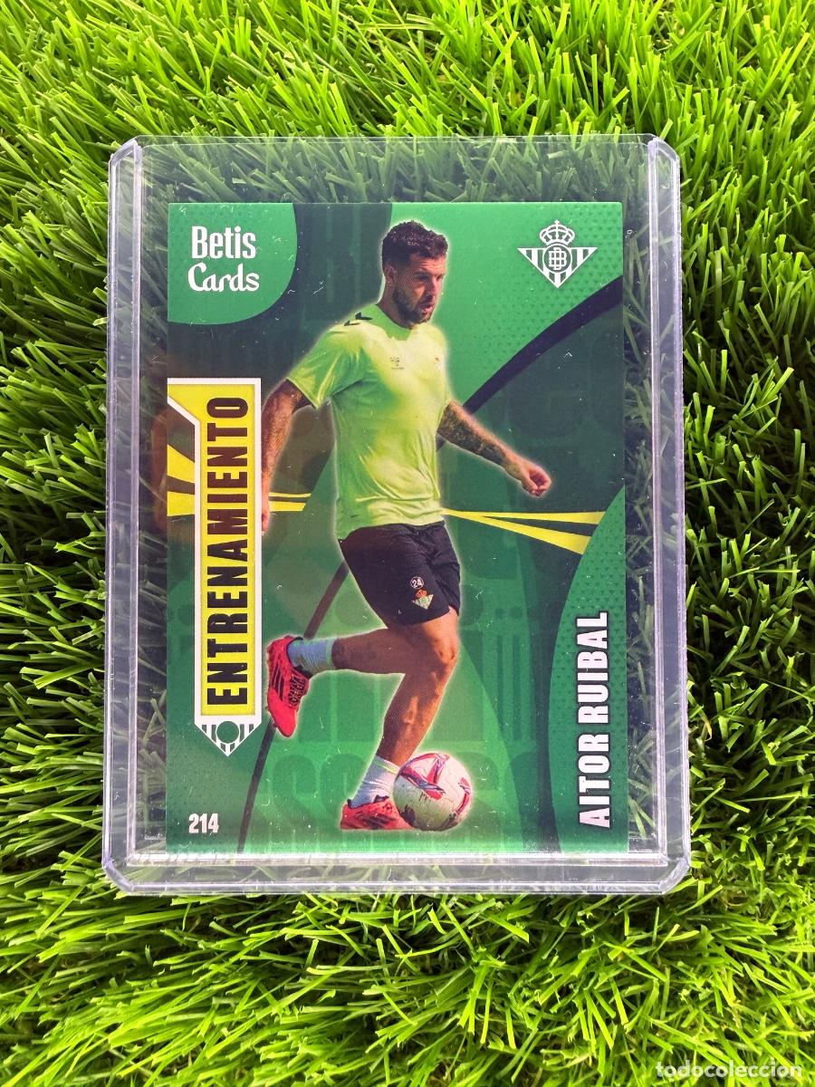 Cromos de f&uacute;tbol: N&ordm; 214 Aitor Ruibal Entrenamiento Real Betis Holycards Betis Cards 2025