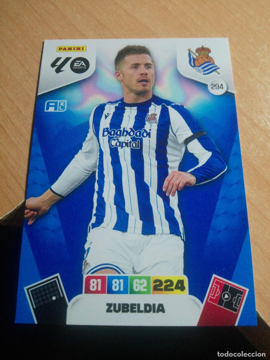 Cromos de f&uacute;tbol: 294 ZUBELDIA DE LA REAL SOCIEDAD 25 26 ADRENALYN XL 2025 2026 NUEVO
